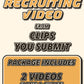 Recruiting Video from Clips you submit