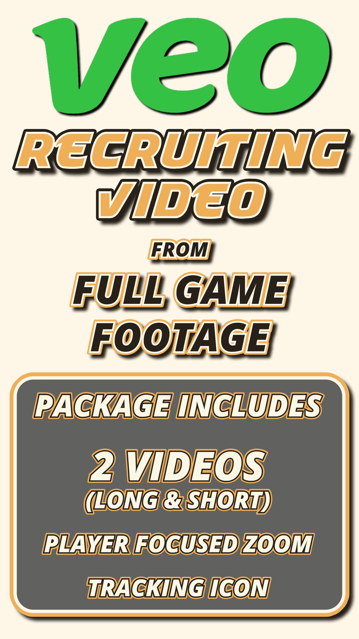 VEO Recruiting Video from Full Game Footage